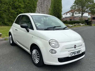 Begagnad Fiat 500 Pop 69 HK (50 kW) 2012 Vit Halvkombi