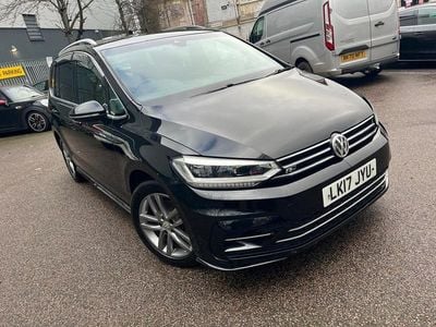 Used VW Touran R-line 150 HP (110 kW) 2017 Black MPV