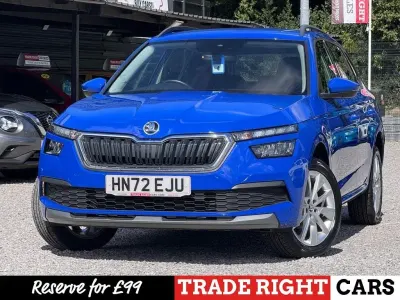 Used Skoda Kamiq SE 110 HP (80 kW) 2022 Blue SUV