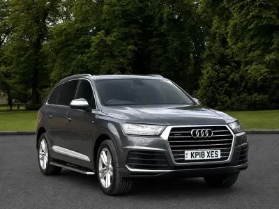 Used Audi Q7 S-Line 272 HP (200 kW) 2018 Grey SUV