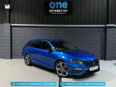 Used Skoda Octavia vRS 245 HP (180 kW) 2022 Blue Estate