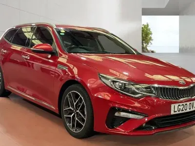 Used Kia Optima 136 HP (100 kW) 2020 Red Estate