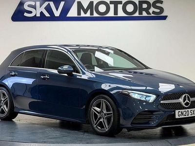 Used Mercedes A200 AMG Line Premium 150 HP (110 kW) 2020 Blue Hatchback