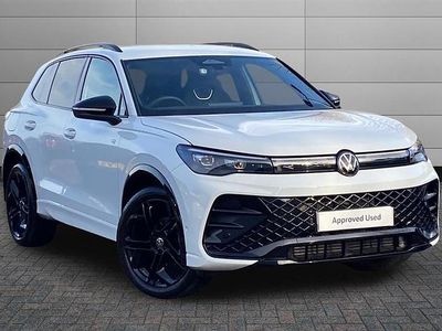 Pure white Used 2025 VW Tiguan R-line SUV | £36,550