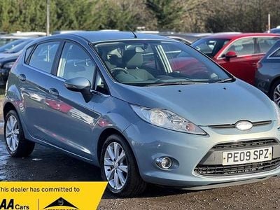 Used Ford Fiesta Zetec 82 HP (60 kW) 2009 Blue Hatchback