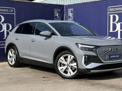 Used Audi Q4 e-tron S-Line 150 kW (204 HP) 2023 Grey SUV