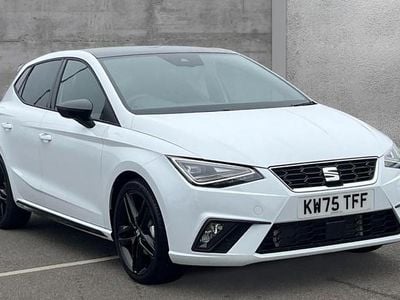 New Seat Ibiza Black Edition 115 HP (84 kW) 2025 White Hatchback