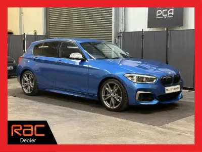 Used BMW M140 M Sport 335 HP (246 kW) 2017 Blue Hatchback