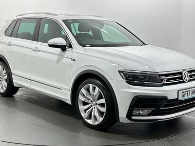 White Used 2017 VW Tiguan R-line SUV | £15,850 (Good price)