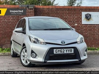 Silver Used 2013 Toyota Yaris Hybrid Hatchback | £8,800 (Fair price)