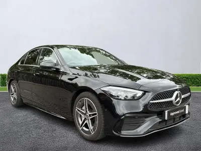 Used Mercedes C200 AMG line 204 HP (150 kW) 2025 Black Sedan