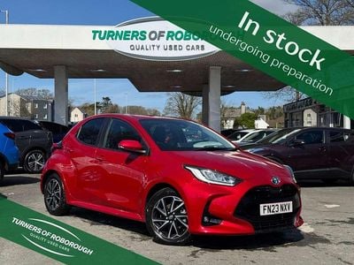 Used Toyota Yaris Hybrid Design 2023 Red Hatchback