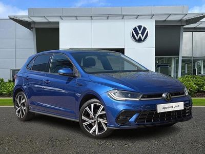 Used VW Polo R-line 110 HP (80 kW) 2022 Blue Hatchback