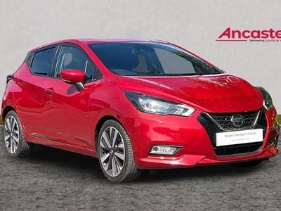 Begagnad Nissan Micra Tekna 91 HK (66 kW) 2023 Röd Halvkombi