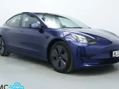 Used Tesla Model 3 Standard Range 208 kW (283 HP) 2021 Blue Sedan