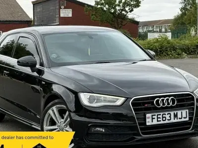 Used Audi A3 Sportback S-Line 122 HP (89 kW) 2013 Black Hatchback