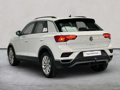 Used VW T-Roc SE 115 HP (84 kW) 2019 White SUV
