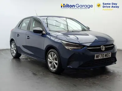 Used Vauxhall Corsa 75 HP (55 kW) 2020 Blue Hatchback