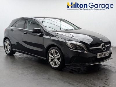 Used Mercedes A200 Premium 136 HP (100 kW) 2016 Black Hatchback