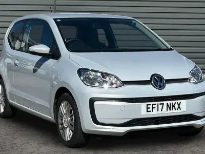 Begagnad VW up! Move 60 HK (44 kW) 2017 Silver Halvkombi