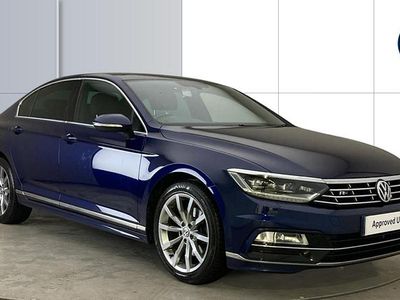 Used VW Passat R-line 150 HP (110 kW) 2019 Blue Sedan