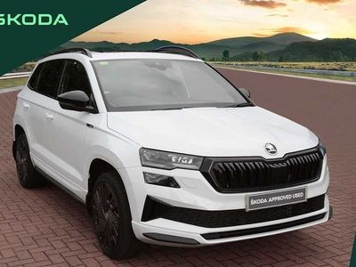 Używany Skoda Karoq SportLine 150 KM (110 kW) 2022 Biały SUV