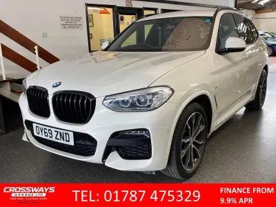 Used BMW X3 M Sport 190 HP (139 kW) 2019 White SUV