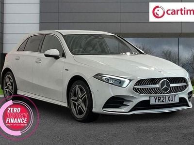 Used Mercedes A250 AMG line 2021 White Hatchback