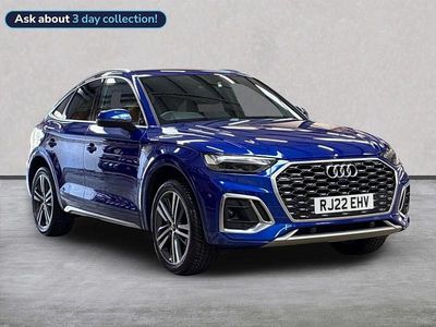 Used Audi Q5 S-Line 265 HP (194 kW) 2022 Blue SUV