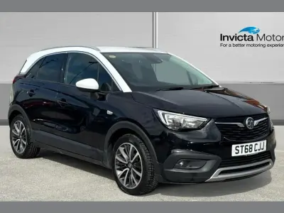 Used Vauxhall Crossland X Elite 82 HP (60 kW) 2018 Mineral black metallic SUV