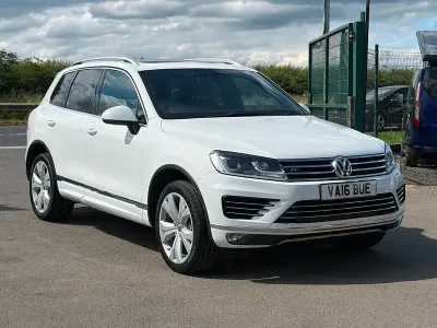 Used VW Touareg R-line 260 HP (191 kW) 2016 White SUV