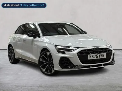 Used Audi S3 Sportback Black Edition 333 HP (244 kW) 2025 White Hatchback