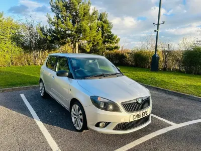 Used Skoda Fabia vRS 180 HP (132 kW) 2012 Silver Hatchback