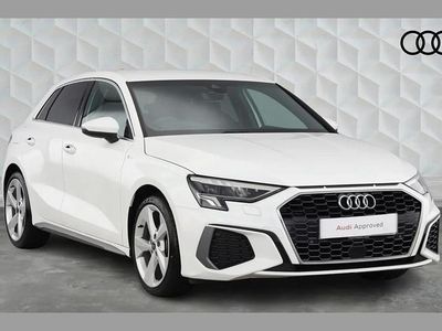 Used Audi A3 S-Line 110 HP (80 kW) 2024 White Hatchback