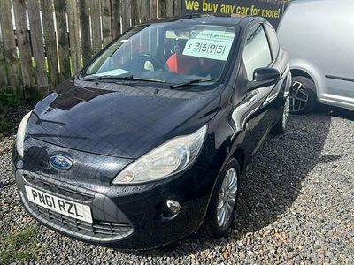 Used Ford Ka Zetec 2011 Black Hatchback