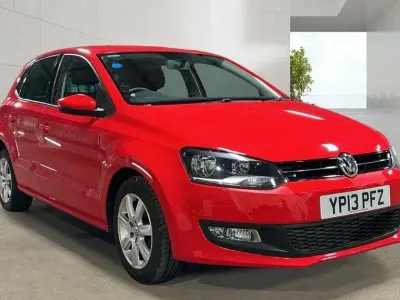 Used VW Polo Match 60 HP (44 kW) 2013 Red Hatchback