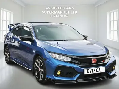Używany Honda Civic SR 129 KM (94 kW) 2017 Niebieski Hatchback