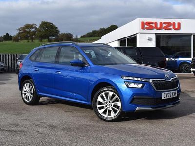 Used Skoda Kamiq SE 95 HP (69 kW) 2022 Blue SUV