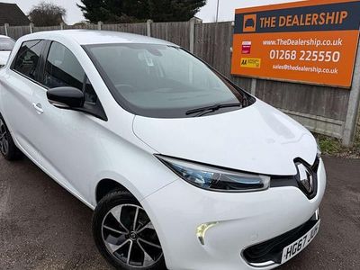 Used Renault Zoe Dynamique 80 kW (109 HP) 2018 White Hatchback