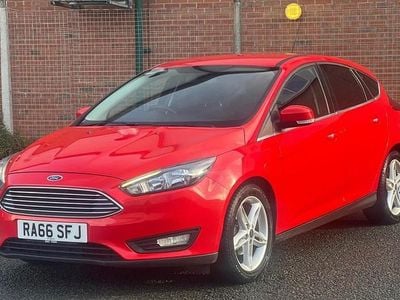 Red Used 2017 Ford Focus Zetec Hatchback | £3,350 (Good price)
