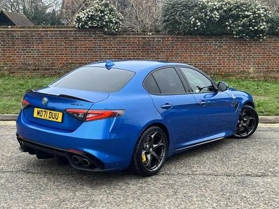 Blue Used 2022 Alfa Romeo Giulia Quadrifoglio Sedan | £55,699 (Fair price)
