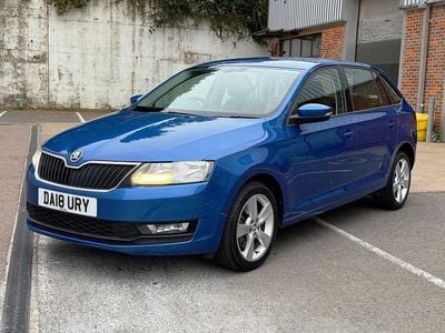 Blue Used 2018 Skoda Rapid SE Hatchback | £9,795 (Fair price)