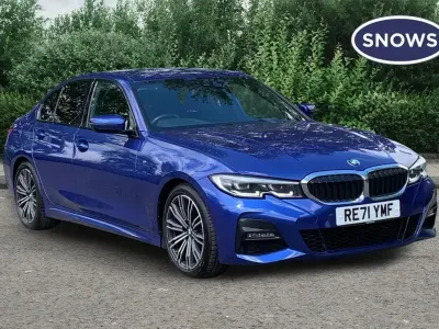 Used BMW 320 M Sport 184 HP (135 kW) 2021 Portimao blue Sedan