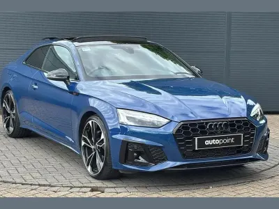 Used Audi A5 Black Edition 200 HP (147 kW) 2024 Blue Coupe