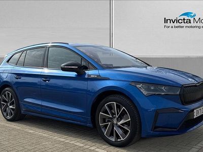 Used Skoda Enyaq iV SportLine 150 kW (204 HP) 2021 Blue SUV