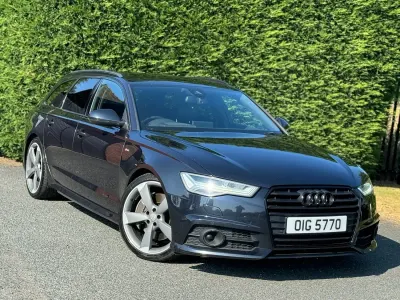 Used Audi A6 Black Edition 320 HP (235 kW) 2015 Blue Estate