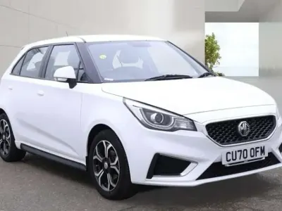 Used MG MG3 Exclusive 106 HP (77 kW) 2020 White Hatchback