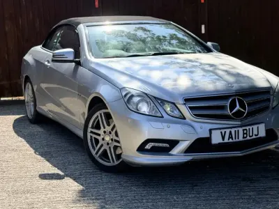 Used Mercedes E250 2011 Silver Cabriolet