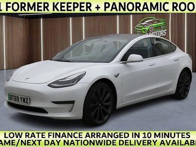 White Used 2019 Tesla Model 3 Performance Sedan | £12,577 (Fair price)