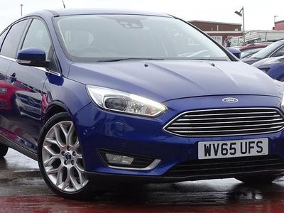 Used Ford Focus Titanium X 125 HP (91 kW) 2015 Blue Hatchback